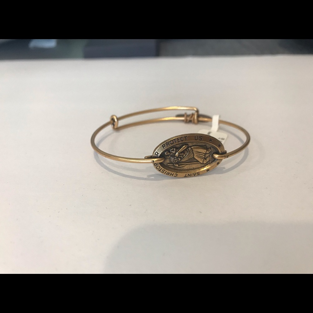 RARE ALEX ANI SAINT ST. CHRISTOPHER GOLD BRACELET